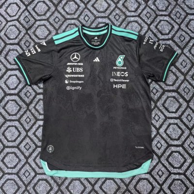 2026 MERCEDES black F1 polo S-5XL